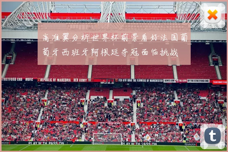高准翼分析世界杯前景看好法国葡萄牙西班牙阿根廷夺冠面临挑战